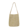 Vintage Handmade Women Rattan Bag Woven Bow Shoulder Bags