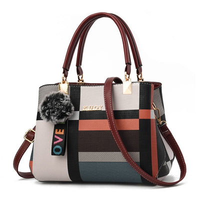 ACELURE Casual Plaid Shoulder Bag