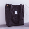 Women Corduroy Tote Ladies Casual Shoulder Bag