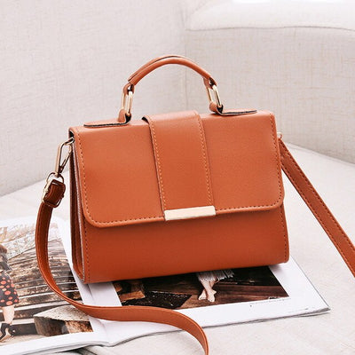 Women Fashion PU Leather Shoulder Small Flap Crossbody Handbags