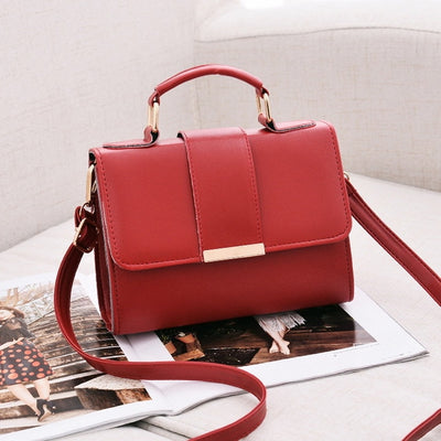 Women Fashion PU Leather Shoulder Small Flap Crossbody Handbags