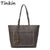 Tinkin  Vintage PU Tassel Women Shoulder Bag