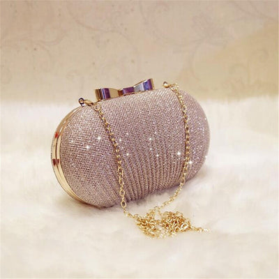 Golden Evening Clutch Bag